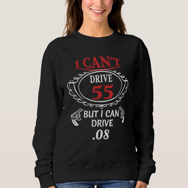 Camiseta Não consigo dirigir 55, mas posso dirigir 0,08 (Frente)
