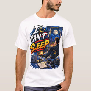 Camiseta Não consigo dormir – Pensamentos Noturnos