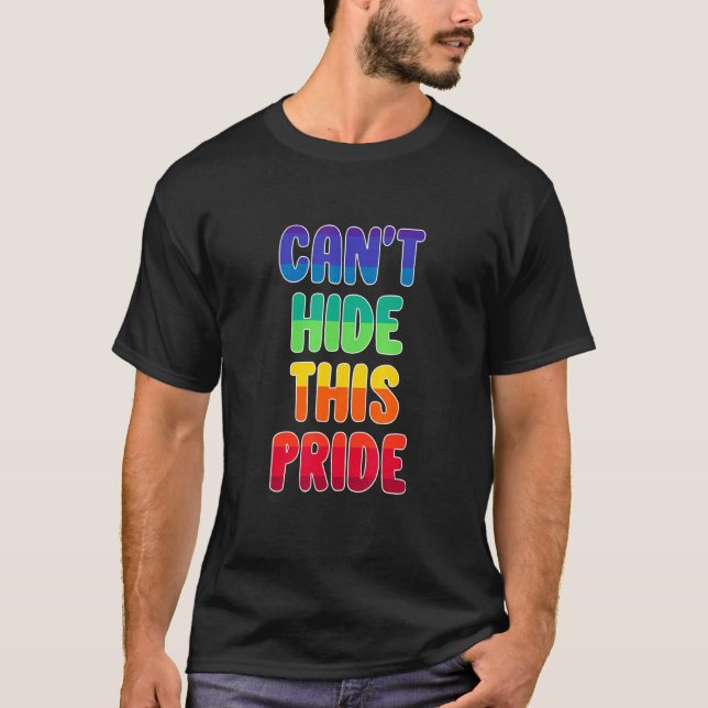 Camiseta Não Consigo Esconder Este Orgulho (Frente)