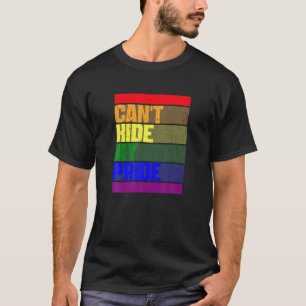 Camiseta Não consigo esconder meu orgulho lésbica Gay LGB