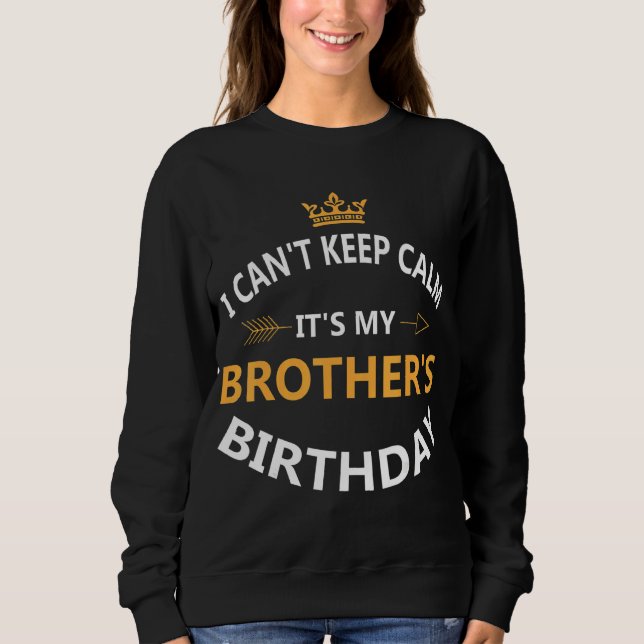 Camiseta Não consigo ficar calmo É o primeiro aniversario 1 (Frente)