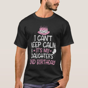 Camiseta Não consigo ficar calmo É o segundo aniversário da