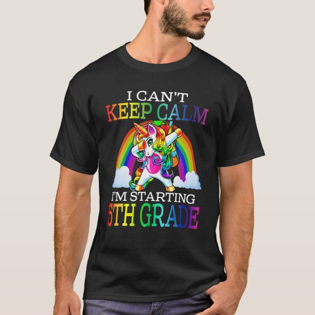 Camiseta Não consigo ficar calmo Estou começando 5 (Frente)