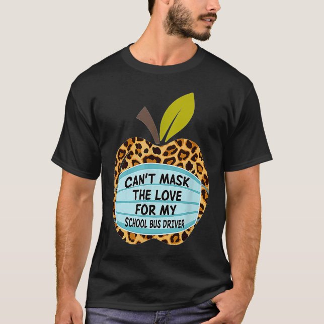 Camiseta Não consigo mascarar o amor pelo meu motorista de  (Frente)
