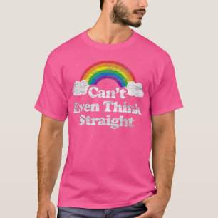 Camiseta Não consigo nem pensar no LGBT Orgulho gay mês LGB