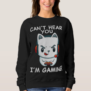 Camiseta Não Consigo Ouvir Você Im Jogando Presente par
