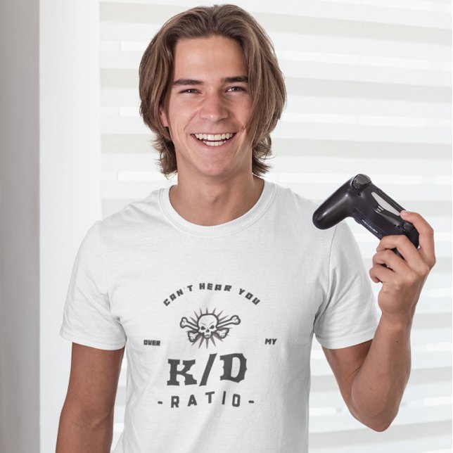 Camiseta Não Consigo Ouvir Você...K/D Ratio Gaming (Criador carregado)