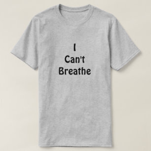 Camiseta Não consigo respirar