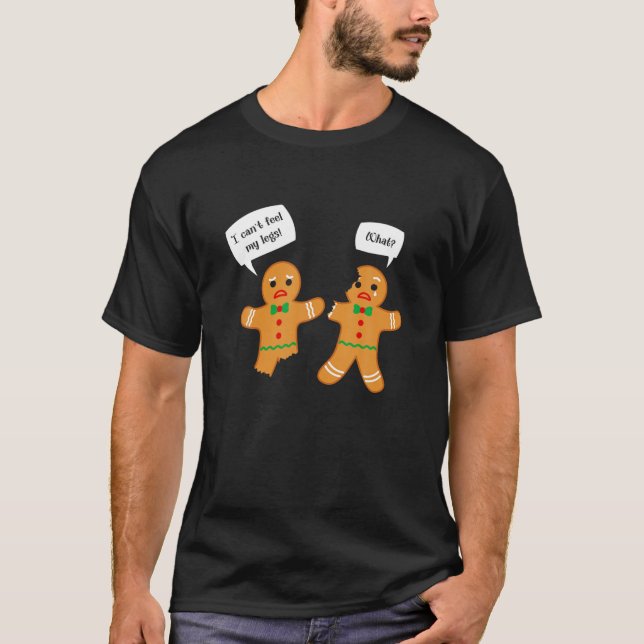 Camiseta Não consigo sentir as minhas pernas o quê? Engraça (Frente)