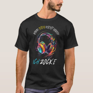 Camiseta Não consigo te ouvir Eu jogo Headset Gamer
