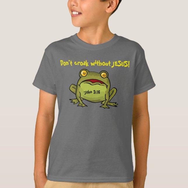Camiseta Não croak sem Jesus (Frente)
