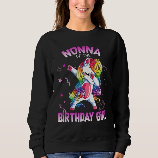Camiseta Não da Festa de aniversário Dabbing-uni (Frente)