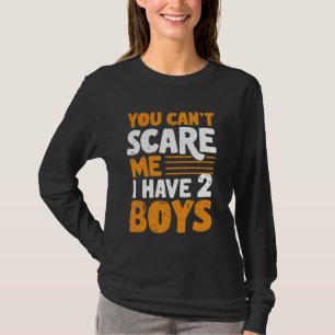 Camiseta Não dá para assustar o Pai de 2 caras Pai engraçad