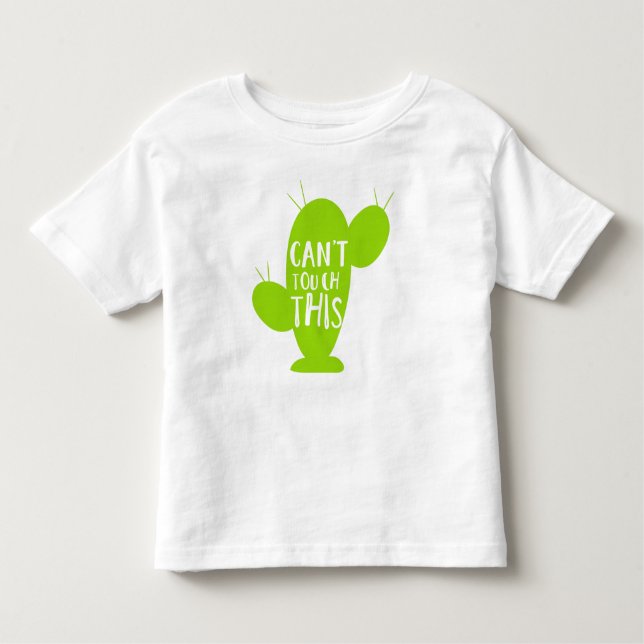Camiseta Não dá para tocar nisso, Cactos, Cactus, Succulent (Frente)