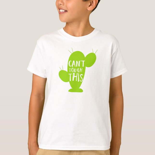 Camiseta Não dá para tocar nisso, Cactos, Cactus, Succulent (Frente)