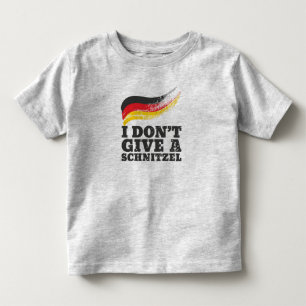 Camiseta Não dê à Schnitzel a bandeira alemã Oktoberfest