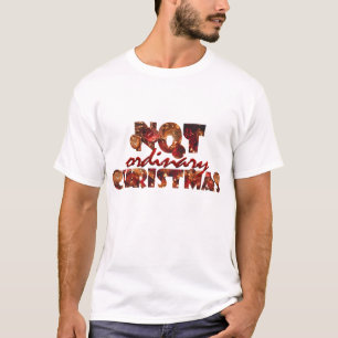 Camiseta Não decorações ordinárias de Natal de Natal