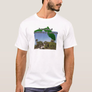 Camiseta Não deie o inverno na vida da praia de Florida