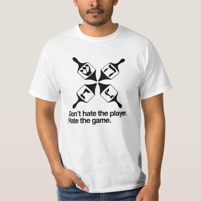 CAMISETA NÃO DEIE O JOGADOR DE DREIDEL - .PNG (Frente)