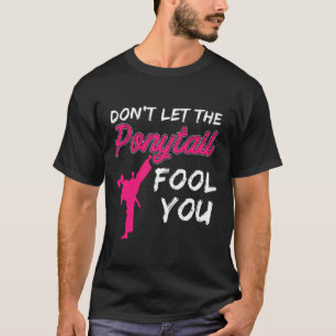 Camiseta Não Deixe A Cabelo De Cavalo Enganar Você Mulheres