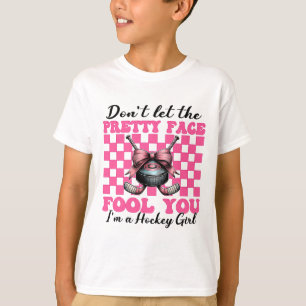 Camiseta Não Deixe a Cara Bonita Enganá-lo Eu Sou Uma Garot