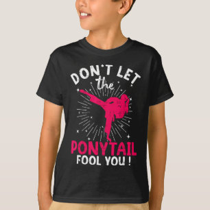 Camiseta Não Deixe a Trança Enganar Você Garotas Atletas -