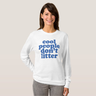 Camiseta Não Deixe Cair Lixo - Estética Eco Consciente