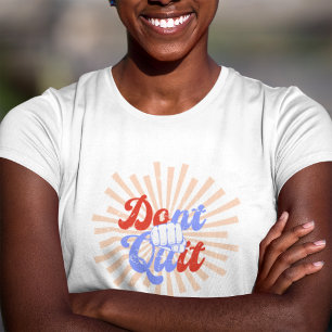 Camiseta Não deixe de fazer isso retrato móvel de laranja p