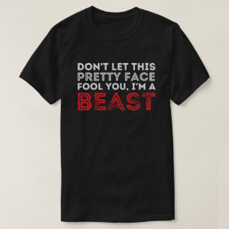 Camiseta Não deixe essa cara Bonito te enganar Luta