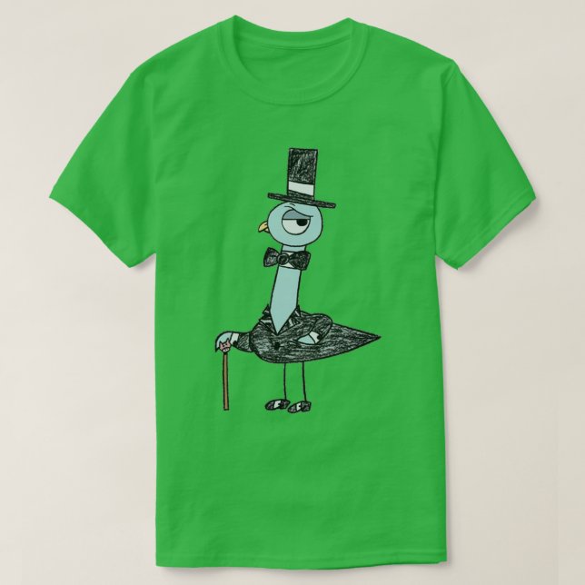 Camiseta Não deixe o pombo dirigir o barramento 20 (Frente do Design)