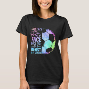 Camiseta Não Deixe O Rosto Bonito Enganá-lo Eu Sou Uma Fera