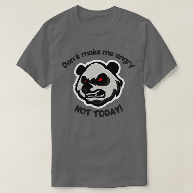 Camiseta Não deixe panda brava (Frente do Design)
