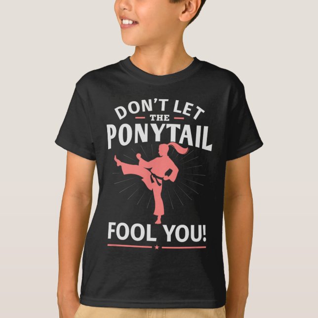 Camiseta Não deixe Ponytail te enganar (Frente)