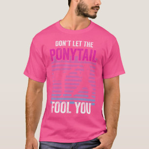 Camiseta Não Deixe Que O Ponytail Te Engraçado, Karate Girl