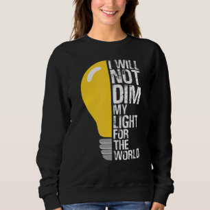 Camiseta Não Derramará Minha Luz Para O Mundo Motivando Oth