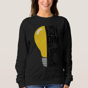 Camiseta Não Derramará Minha Luz Para O Mundo Motivando Oth