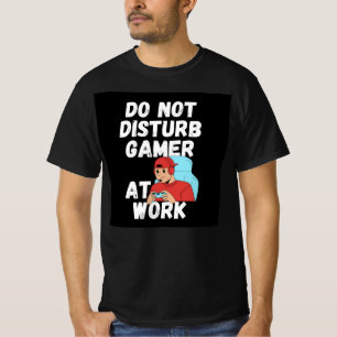 Camiseta Não descubra o jogador no trabalho