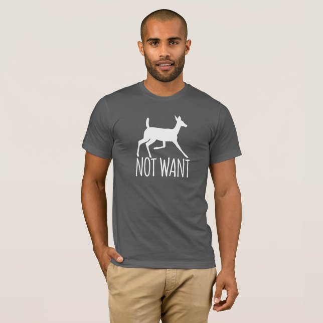 Camiseta Não Deseja (Frente Completa)