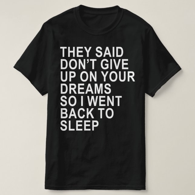 Camiseta não desista (Frente do Design)