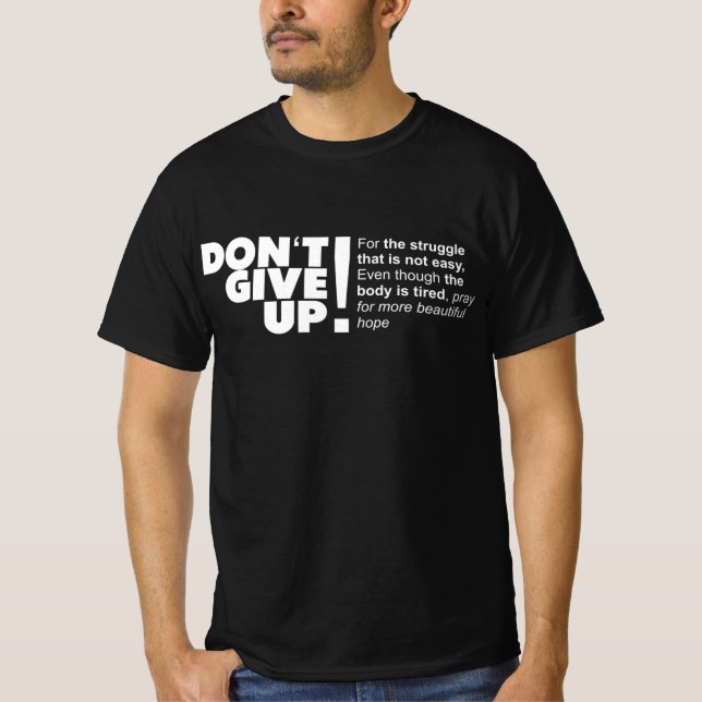 CAMISETA NÃO DESISTA (Frente)
