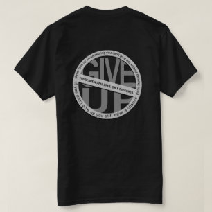 Camiseta Não desista da camisa-T
