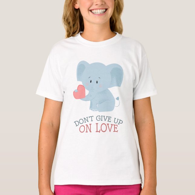 Camiseta Não desista do amor (Frente)