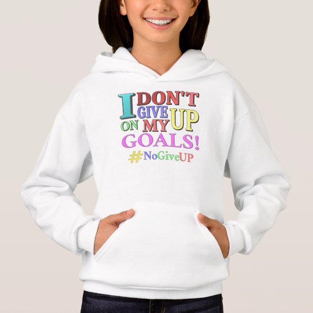 Camiseta "NÃO DESISTA DOS OBJETIVOS" Design. Comprar Agora (Frente)