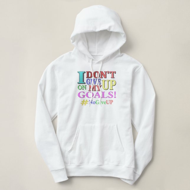 Camiseta "NÃO DESISTA DOS OBJETIVOS" Design. Comprar Agora (Frente do Design)