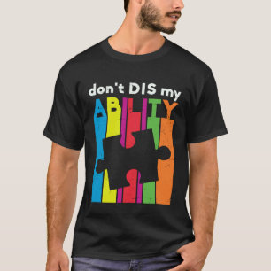 Camiseta Não Desrespeite Minha Habilidade Peça de Puzzle Co