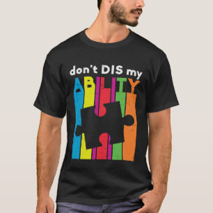 Camiseta Não Desrespeite Minha Habilidade Peça de Puzzle Co
