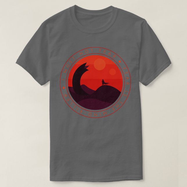 Camiseta Não Devo Temer Duna (Frente do Design)