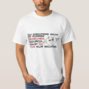 Camiseta Não discuto com pessoas estúpidas
