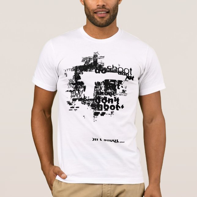 Camiseta não dispare (Frente)