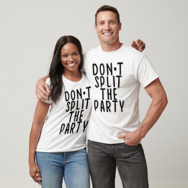 Camiseta Não divida o grupo (Unissex)